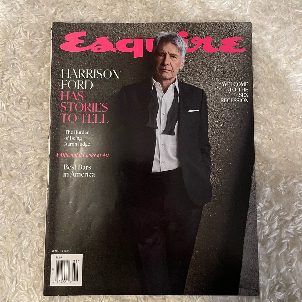 Harrison Ford Esquire Magazine 2023 Indiana Jones Han Solo Star Wars Yellowstone
